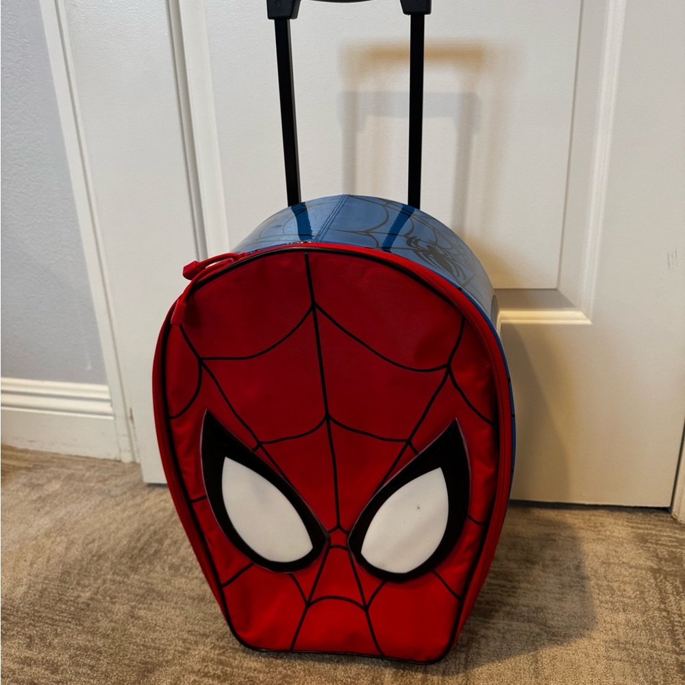 Disney Spider-Man Red and Blue Kids Luggage